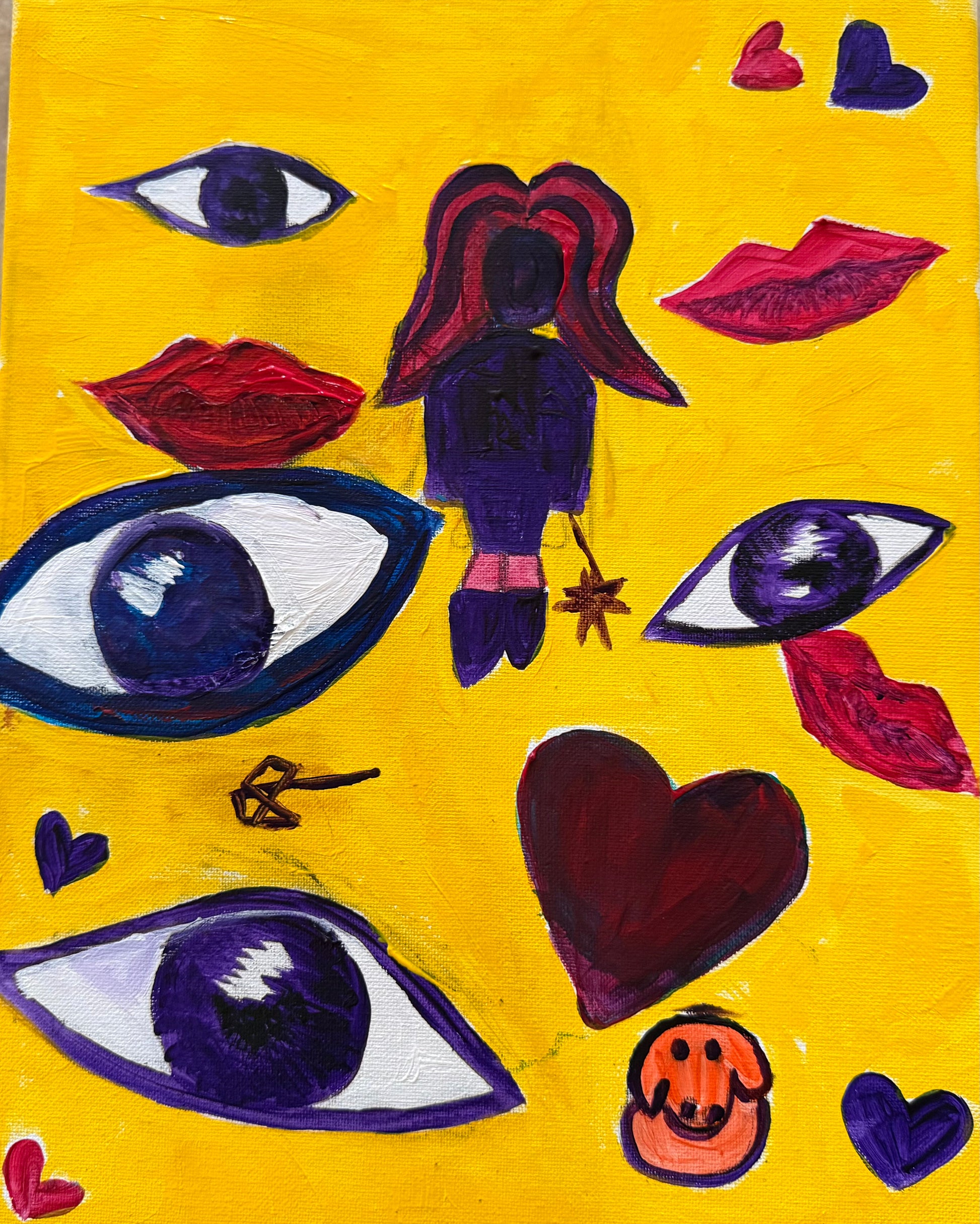 Just eyes and a little dog