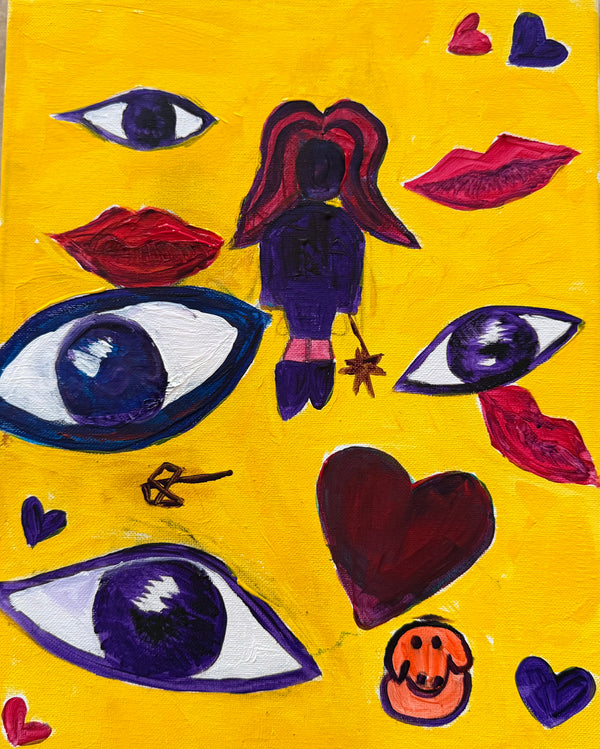 Just eyes and a little dog